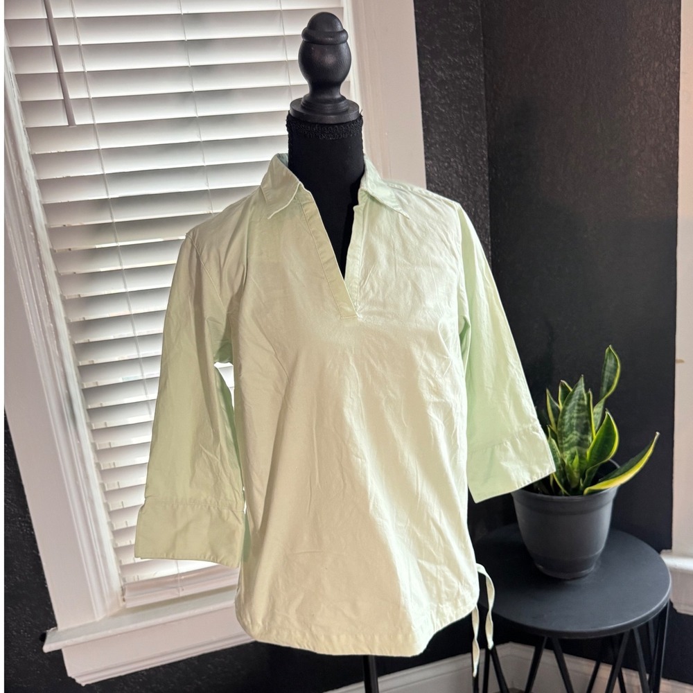 Columbia Sun Goddess 3/4 Sleeve Tunic Opal Green AL7117-303 Womens Medium NWT